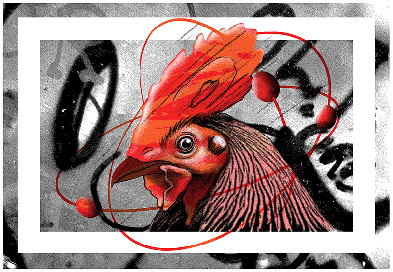 IdleBeats2017YearOftheRooster_artprint